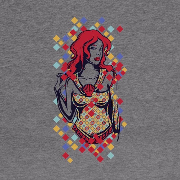 Woman Red Hair by positivedesigners